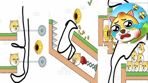 Doge Rescue Game - Draw To Save: Gameplay Walkthrough (iOS,Android) Part 1 - Gymer #gameplay #games