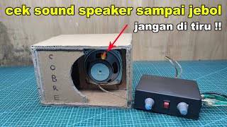 DO NOT COPY ! TORTURE OF THE SPEAKER UNTIL IT BREAKS, makes you laugh