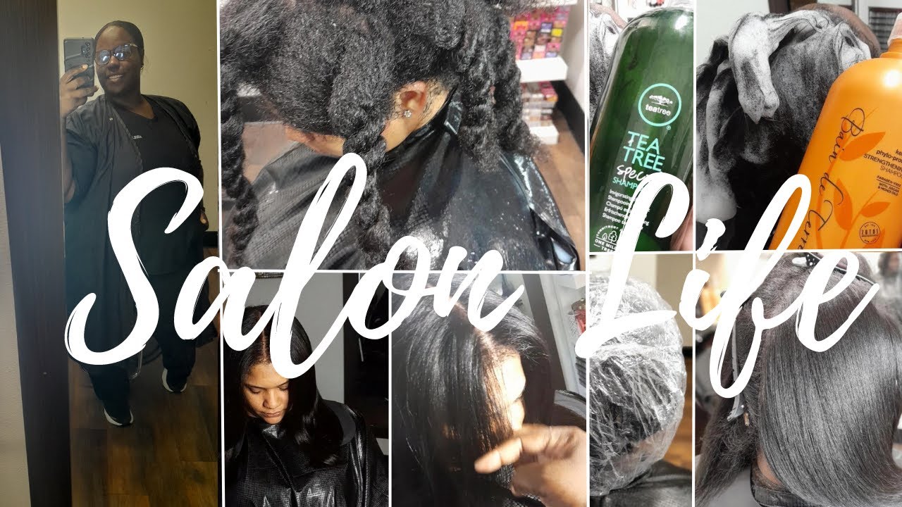 Salon Vlog Wk1Life As A Hairstylist In Houston Texas YouTube