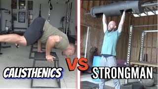 CALISTHENICS VS STRONGMAN! Ft @alkavadlo