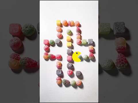 #starcandy #greedy #pacman #sugarcandy #strowberry #foodchallenge