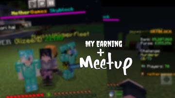 How much I earn or Fan Meet-up in NetherGames SkyBlock