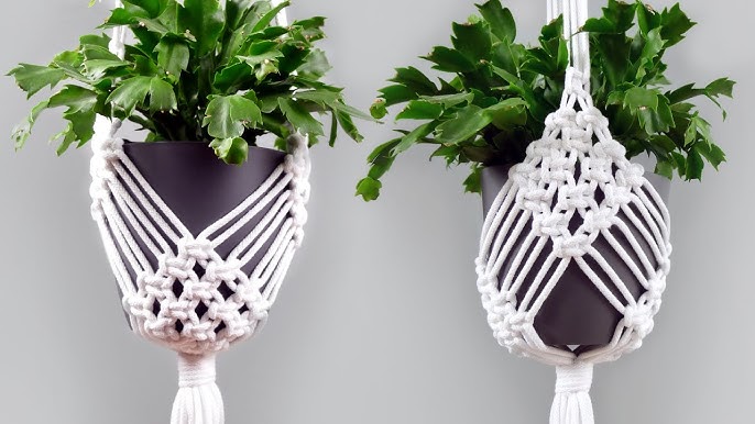 How to Make a Macrame Plant Basket — The Green Mad House