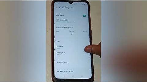 How to change font size in realme c11,change font size setting