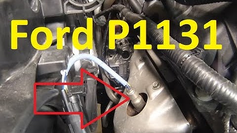 How to Fix Ford P1131 Code Lack of Upstream Heated Oxygen Sensor Switch Sensor Indicates Lean Bank 1