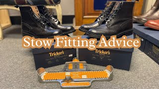 Tricker’s Stow Boots Sizing Guide | 4497S Shoe & Boot Last Fitting Explained