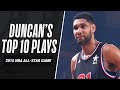 Tim Duncan Top 10 Plays 2015 NBA All Star Reserve