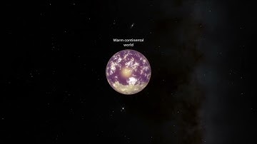 Gas Giant With Three Earth-Like Moons in SpaceEngine