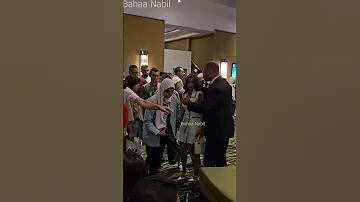 باطلالة جذابة هنا الزاهد من عرض فيلم الشاطر 