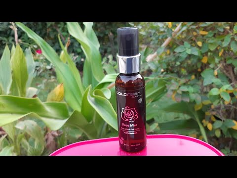 Colorbar earth rose mist face & body refreshner review | rose water for summers & winters |