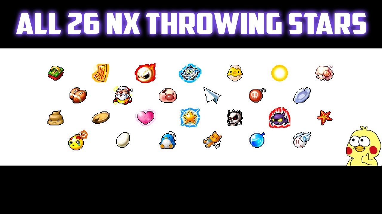 GMS All NX Throwing Stars YouTube