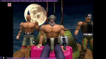 Dynamite Cop - #online EDDIE #longplay Parachute Mission #dreamcast #parsec