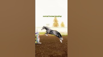 these horses have the best jumping animation 👀 #sso #ssoedit #starstable