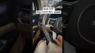 신차 뽑고 스티커, 비닐제거 신나신나?ASMR스카이멀티 15668283