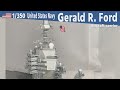 U.S. Navy CVN-78 USS Gerald R. Ford 1/350 Part 29 Final Assembly (3)