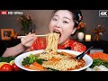 BEAUTIFUL WOMEN EATING NOODLES FROM 7 COUNTRIES ` SPICY NOODLES [ASMRMUKBANG]