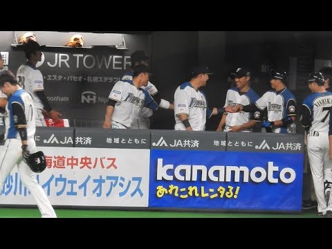 ＜2019.6.11広島戦1回裏＞打者9人の猛攻で、一挙5点を奪う ！