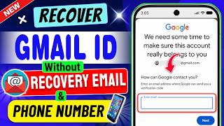 How to Recover Gmail Password Without Recovery Email and Phone Number 2026 || Gmail Account Recovery