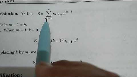 Exercise 1.2, Power series, Special function and integral transforms