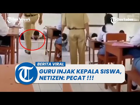 Viral Video Guru Injak Kepala siswanya