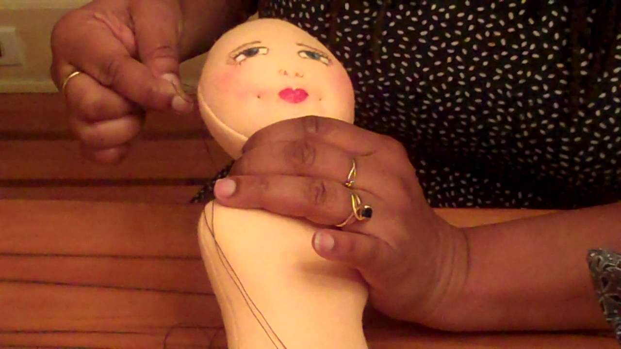 Needle Sculpting the Doll's Face: The Doll Loft
