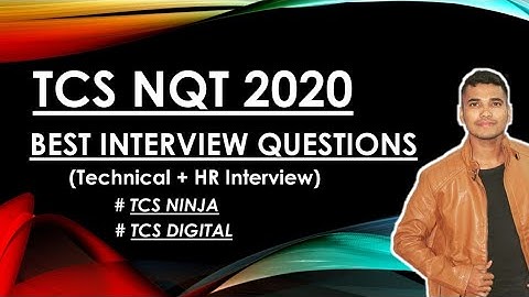 TCS NQT best Interview question and Answers