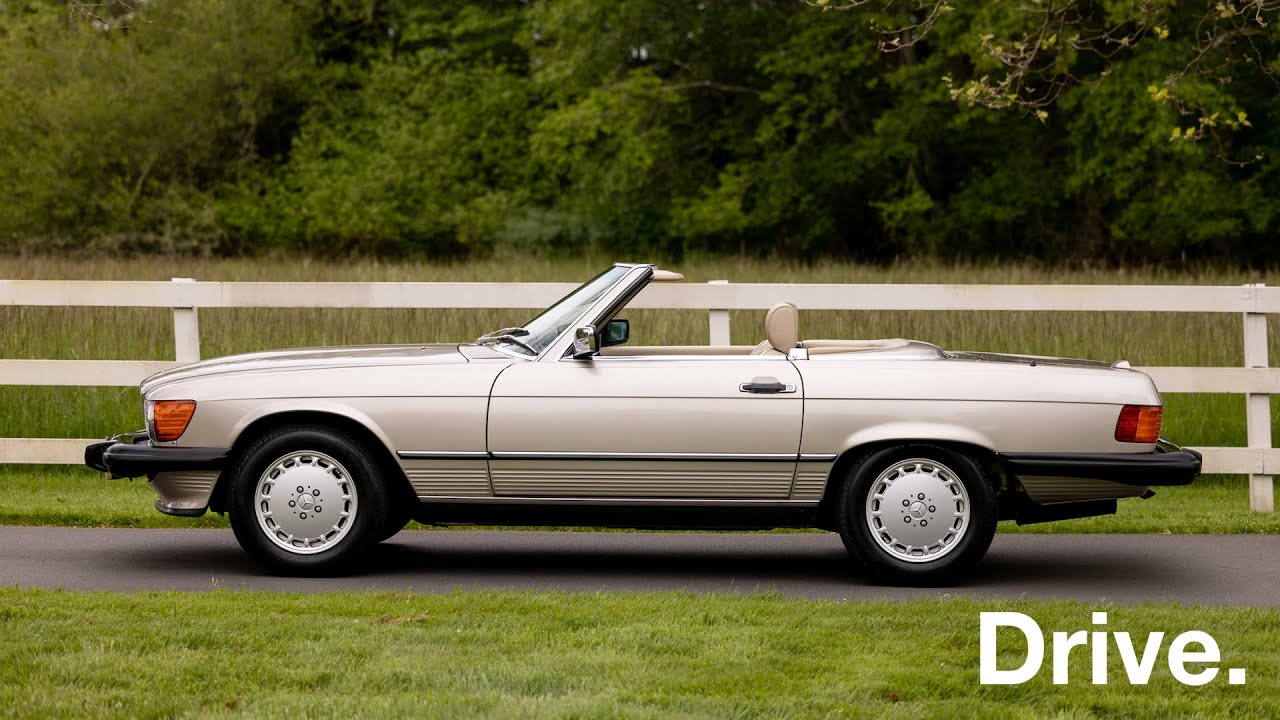 Drive 1989 Mercedes Benz 560SL W107 ~ Silver Arrow Cars Ltd - YouTube