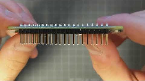 ラズパイZEROのピンヘッダを半田付け（作業時間５分）