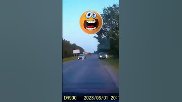 Driver vs. wrong-way car! 😯 🙈