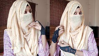 Border Showing Party Hijab Tutorial Full Coverage Hijabis Freedom