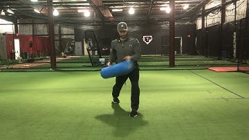Split Stance Aqua Bag Chop   Lift