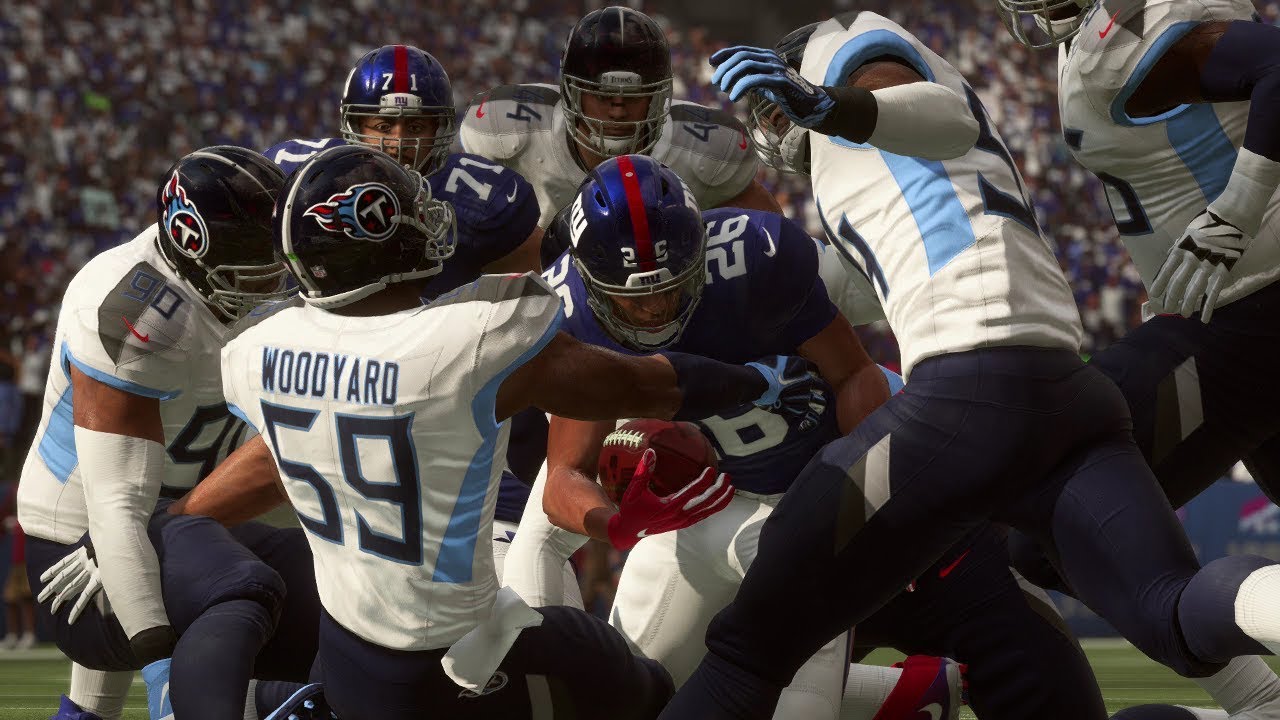 Madden 19 RB Career Mode - Saquon Barkley Giants vs Titans EP 14 | Madden NFL 19 Franchise Mode
