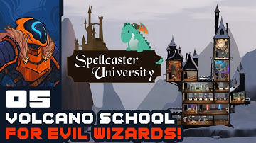 Secret Volcano School For Evil Wizards! - Let