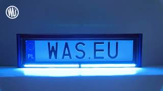 WAŚ - W253 - index 2195 rear lamp like licence frame