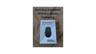 Unboxing of the Best Buy Essentials Wireless Mouse Wealth