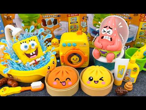 2 Hours Satisfying with Unboxing SpongeBob & Patrick Funny Bathroom Playset✨Toys ASMR