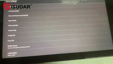 How to set canbus type/car model on T72 model