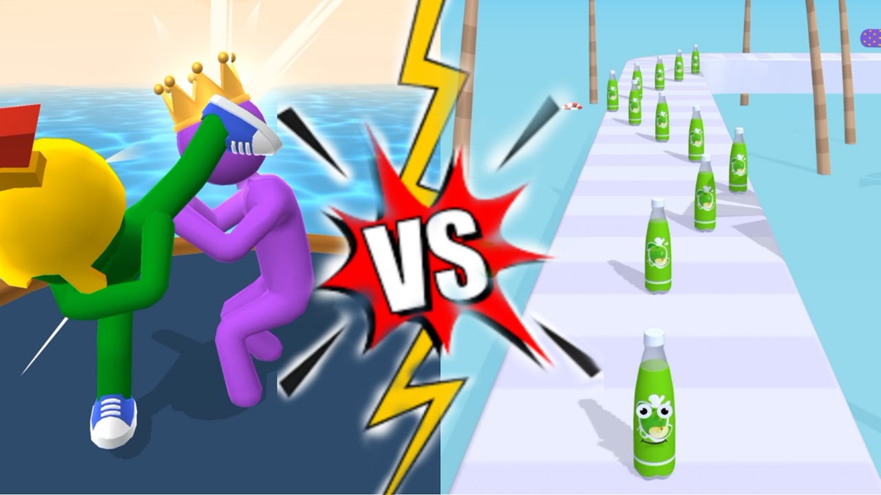 Giant Rush Vs Juice Run All Levels Gameplay Android iOS Walkthrough 3DG64