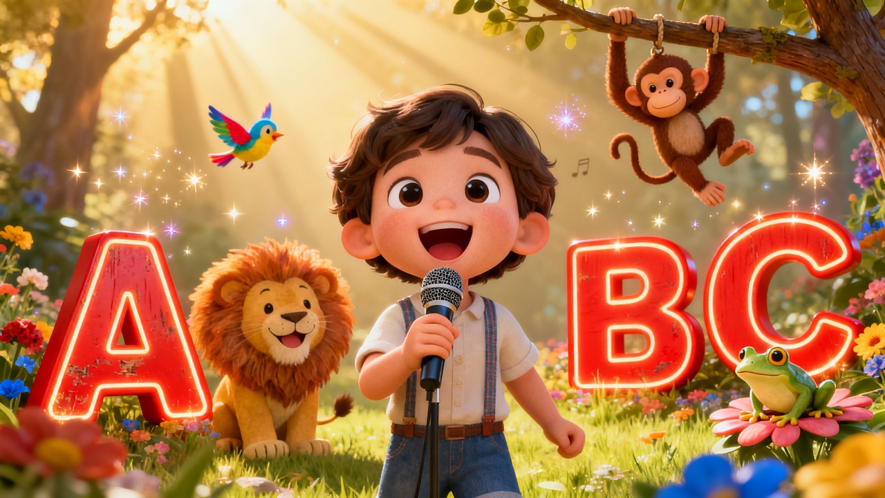 “ABC Phonics Song for Kids – 30-Minute Nonstop Alphabet Learning with Animals & Objects”