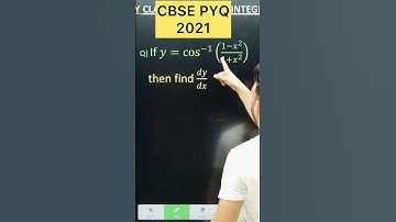 Q) If 𝑦 = cos^(−1) ((1−𝑥^2)/(1+𝑥^2 )) then find 𝑑𝑦/𝑑𝑥 #cbse2026 #maths #class12maths #class12