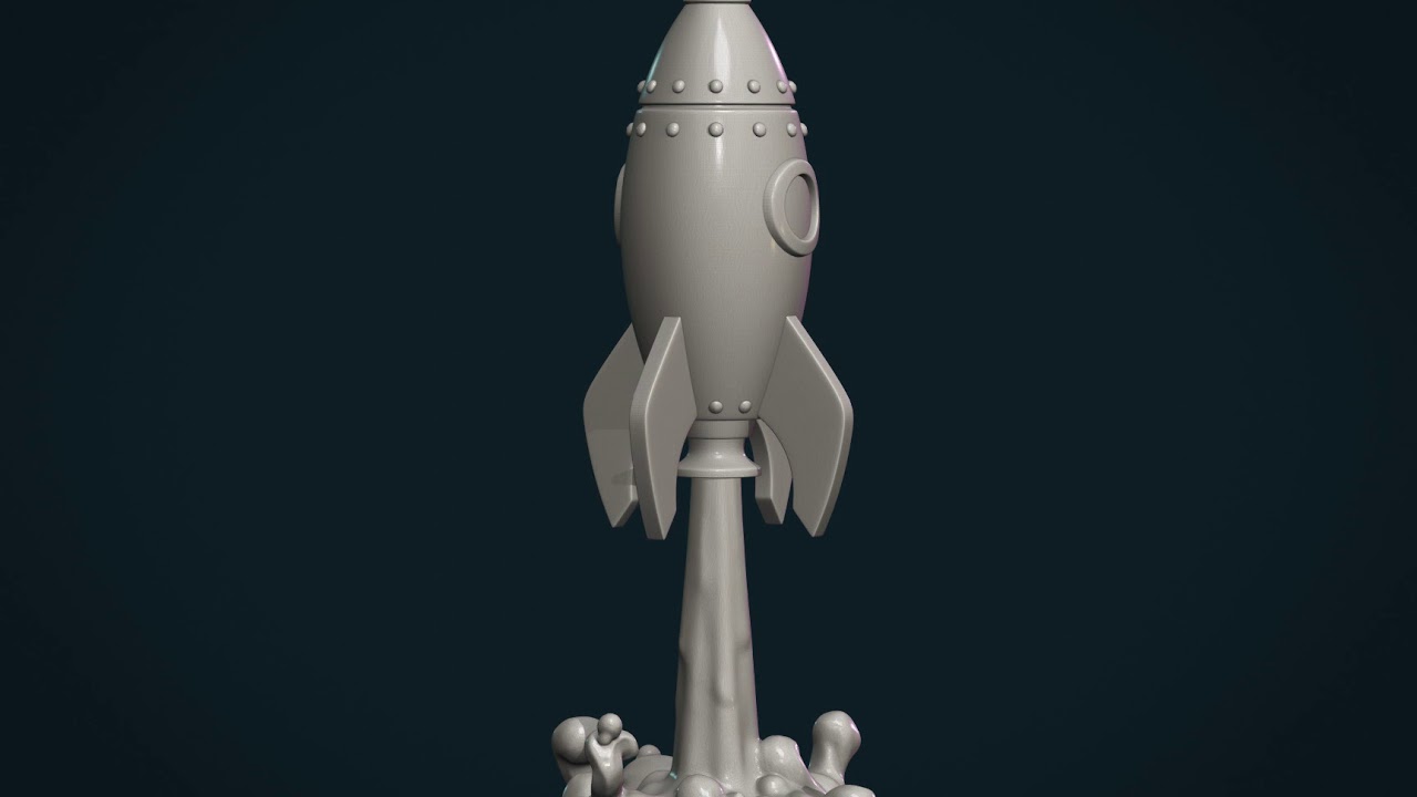 3d modeling and texturing for a cartoon rocket with blender, 350 sam -  Finished Projects - Blender Artists Community