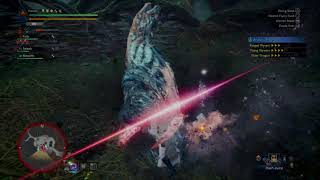 Monster Hunter World shredding up tempered GL Tobi Kadachi