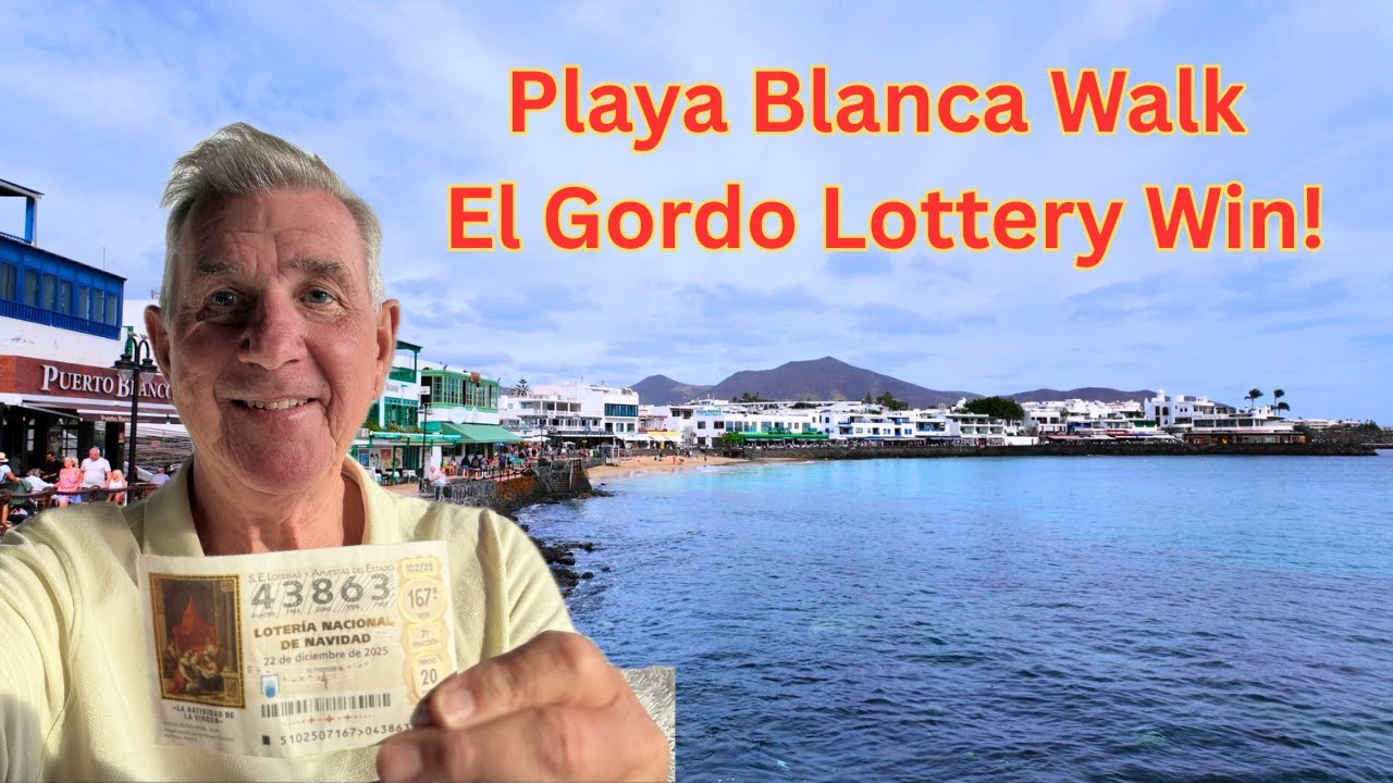 Прогулка по набережной Плайя-Бланка и лотерея Эль-Гордо
