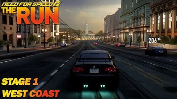 Need for Speed The Run - Intro & Stage #1 - West Coast (PC)