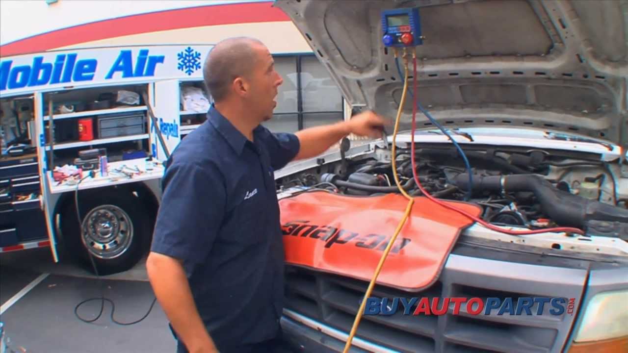 How to Evacuate A/C System - BuyAutoParts.com - YouTube