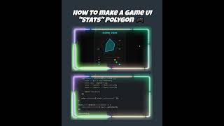 How to make a Game UI Stats Polygon 🎮 #javascript #svg #gamedev #uidesign #webdevelopment #coding