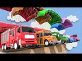 Wheels on the bus baby songs city vehicle color parachute play  nursery rhymes  kids songs