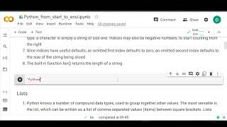 3. Informal Introduction to Python