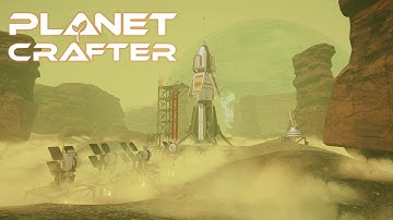 Planet Crafter | Ore extractors and Our First Rocket to Space! | Part 3