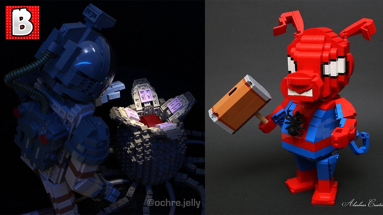 Alien Facehugger & SpiderHam in LEGO! TOP 10 MOCs YouTube